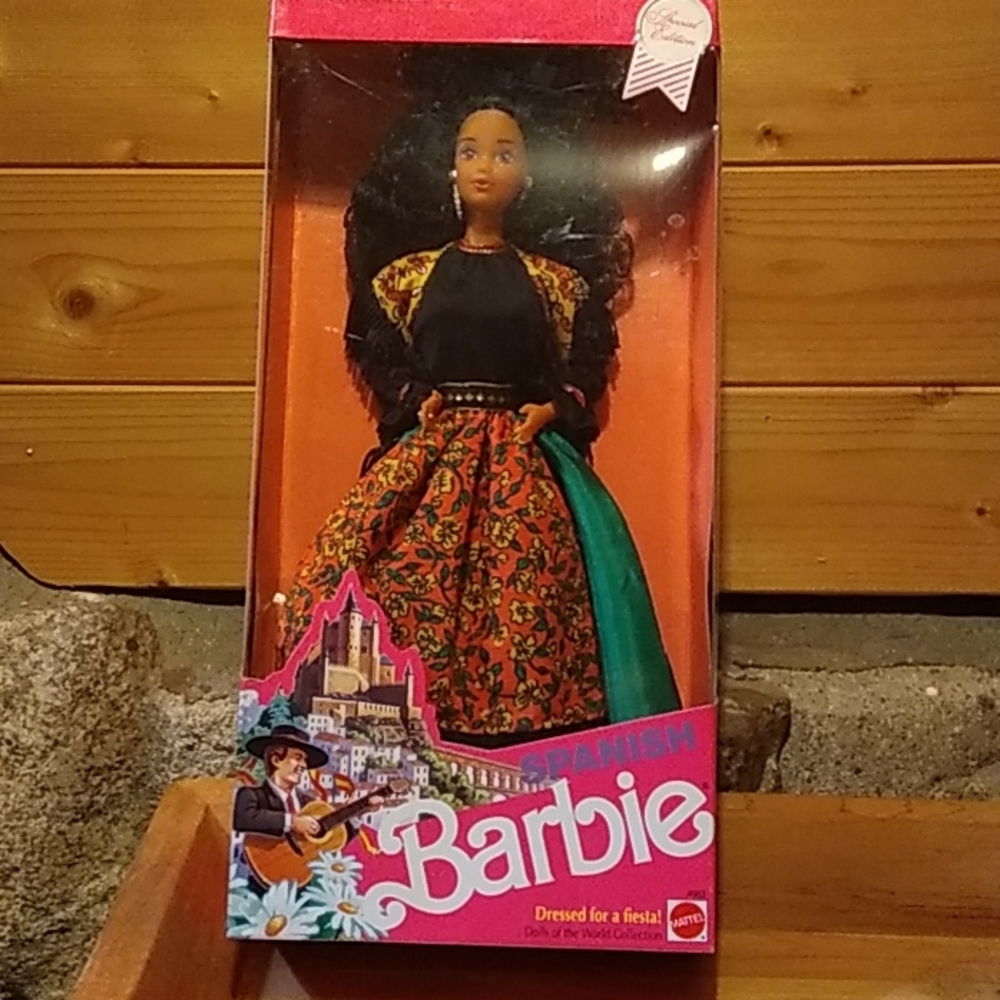 Spanish Barbie New in box unopened special edition dressed for Fiesta